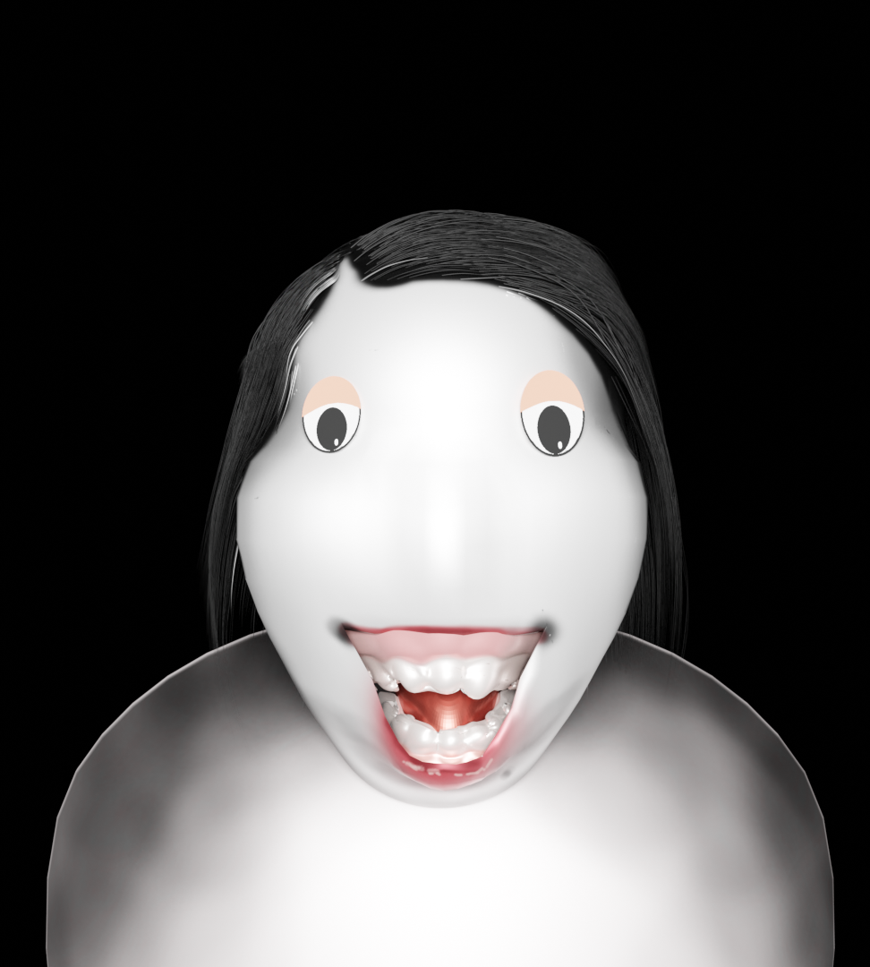 Joke 3D render of Jeff The Killer