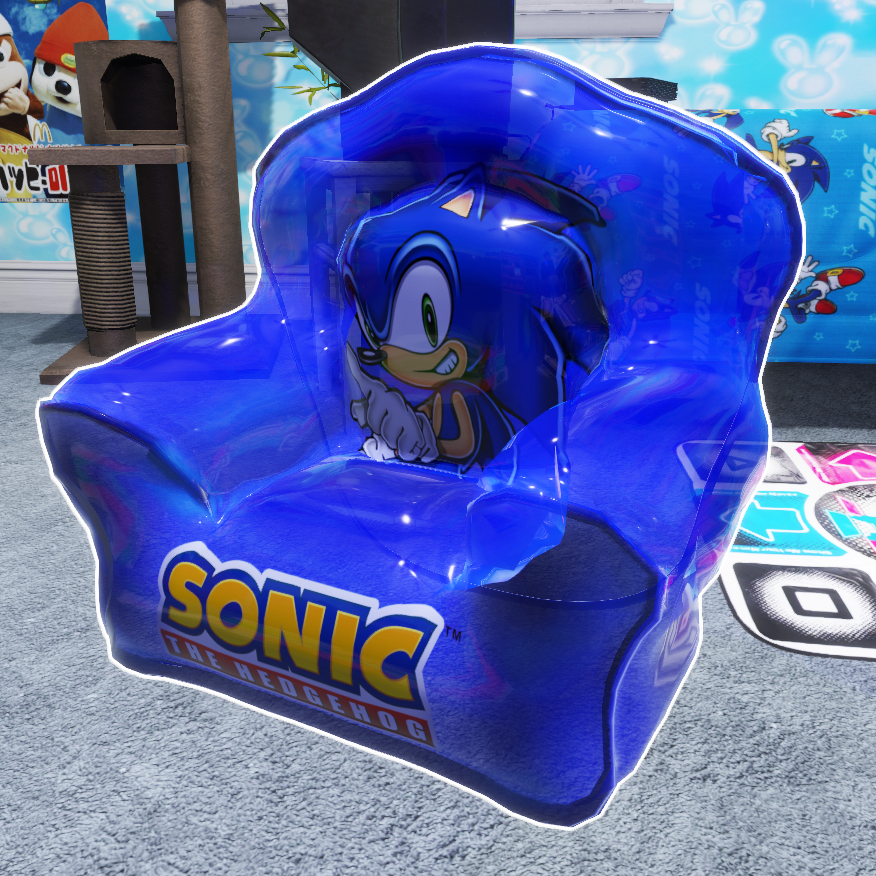 Inflatable Sonic Chair